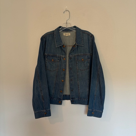 Madewell Denim Crop Shirt Jacket - Picture 3 of 9